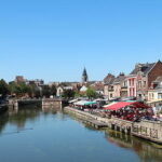 Vue de la Somme à Amiens depuis le quai Belu