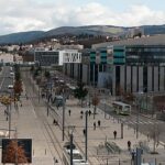 Vue de l'Esplanade de France à Saint-Étienne