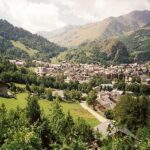 Vue de Valloire du sommet des montagnes environnantes