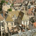 Vue panoramique de Dijon et de ses tuiles vernissées