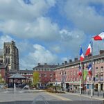 Vue de la Place Max Lejeune à Abbeville