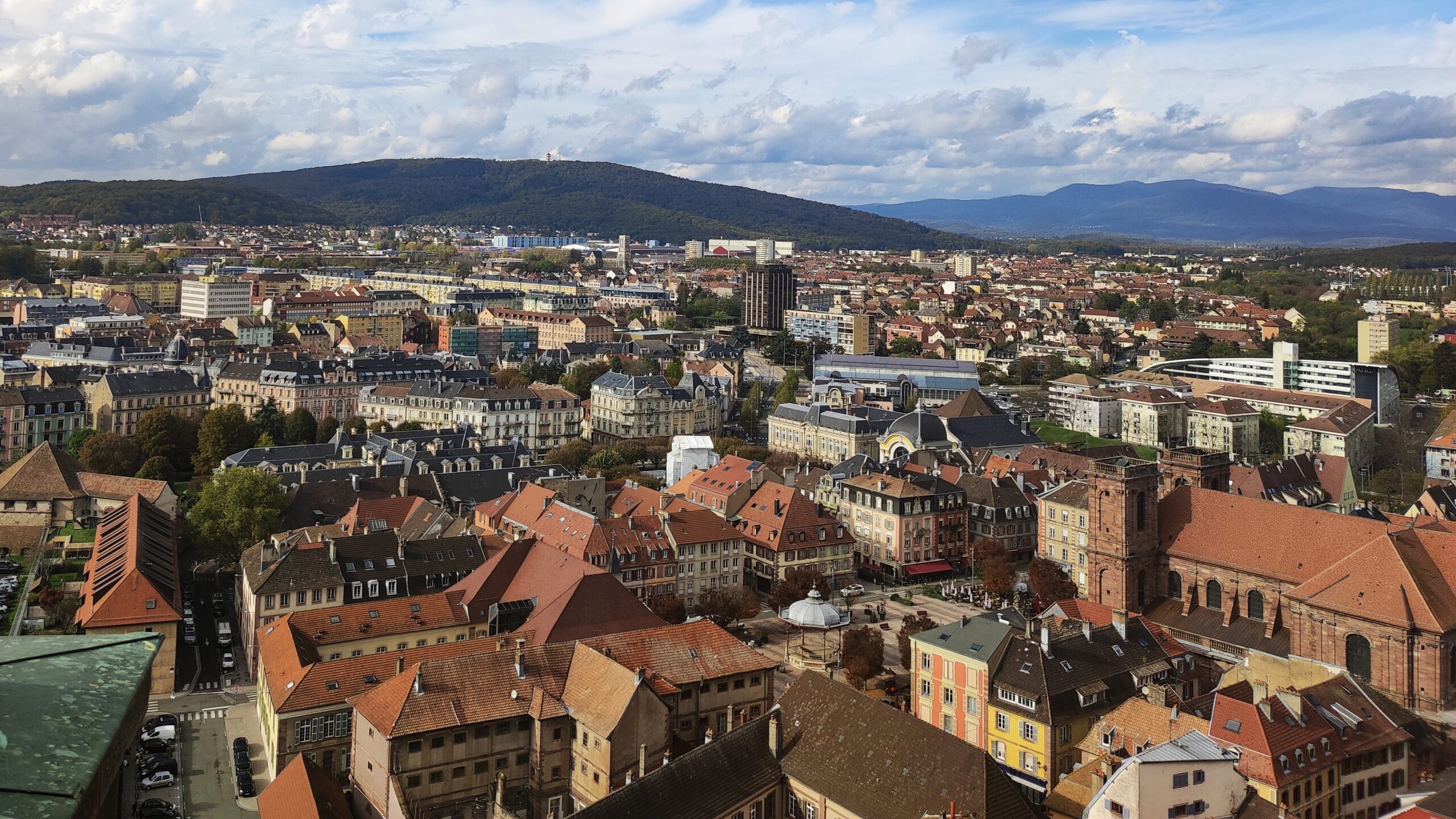 Vue panoramique de Belfort