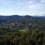 Saint jean du Gard vue de Saint Roman