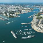 Rade de Lorient vue du ciel