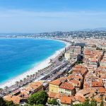 Vue de la promenade des anglais à Nice