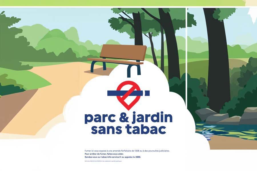 Zones fumeurs réduites parcs, écoles