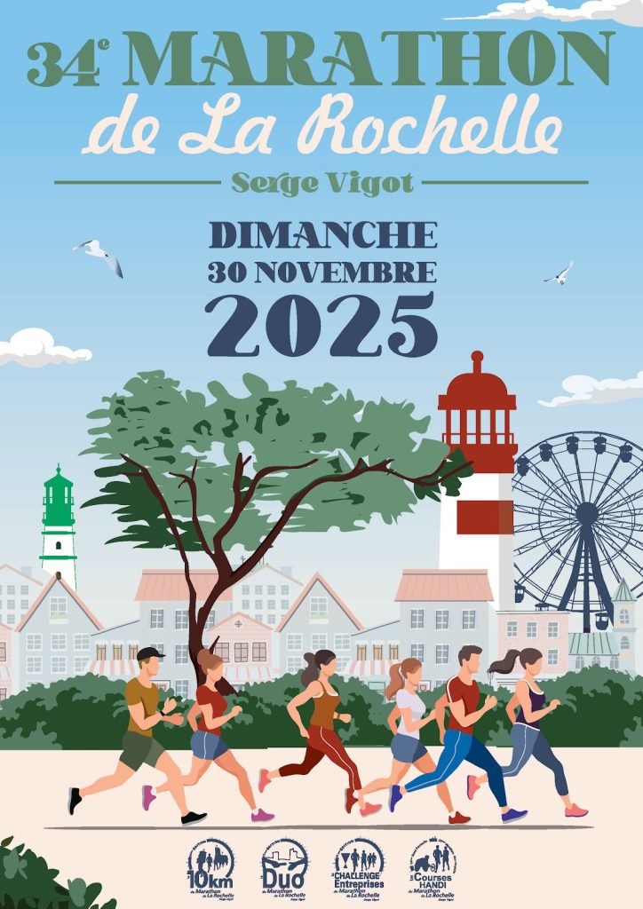 marathon La Rochelle 2025 départ coureurs