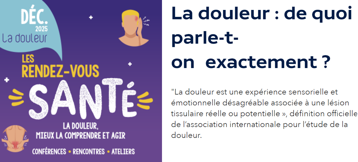 ateliers gestion douleur chronique Pau