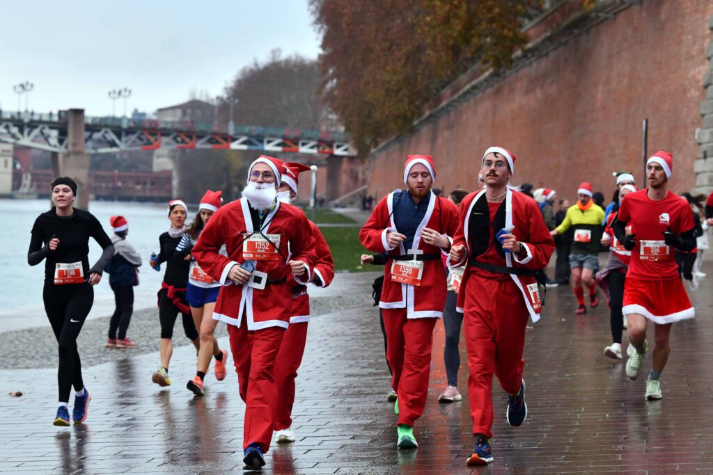 parcours 5 km course participants déguisés